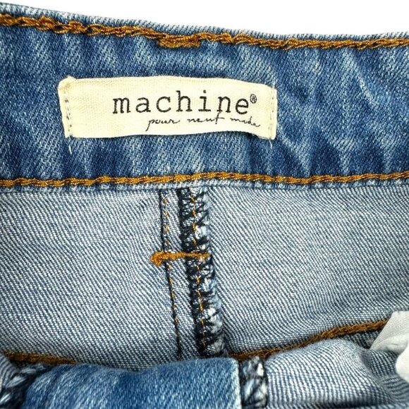 Machine Distressed Ripped Denim Skirt Size M - Picture 5 of 10